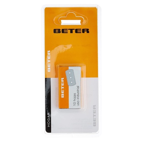 HOJA BETER INDUST.P/10 HOJAS DE AFEITAR Y CARGADORES