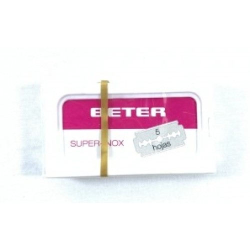 BETER HOJAS AFEITAR ESTUCHE 5 UNI.CAJA 20X5 HOJAS DE AFEITAR Y CARGADORES