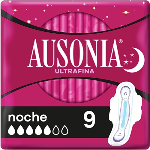 AUSONIA AIR DRY NOCHE Y DIA COMPRESAS  9 UND C/16 COMPRESAS Y TAMPONES