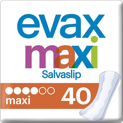EVAX SALVASLIP 40U.MAXI C/8 COMPRESAS Y TAMPONES