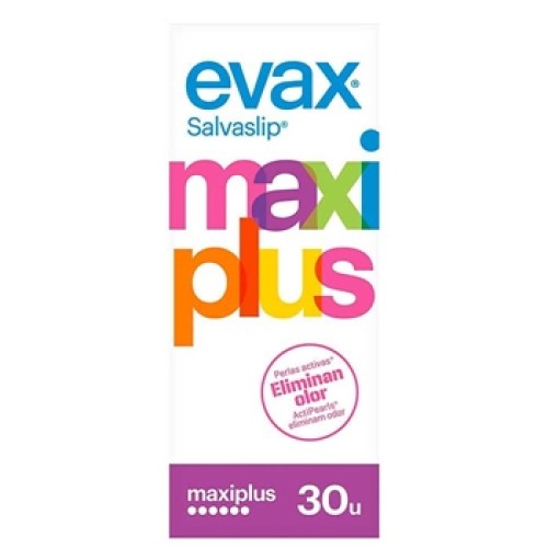 EVAX SALVASLIP MAXIPLUS 30 UNI C/8 COMPRESAS Y TAMPONES