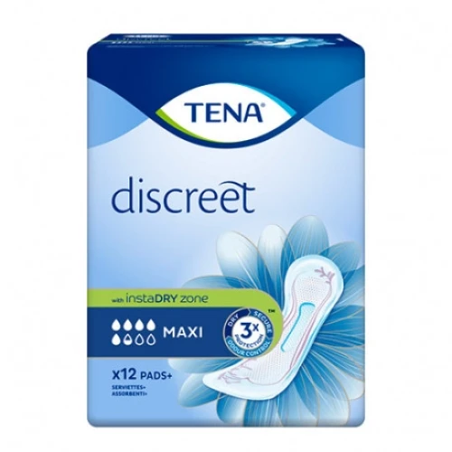 TENA LADY MAXI 12u.DISCRETC/6 COMPRESAS Y TAMPONES