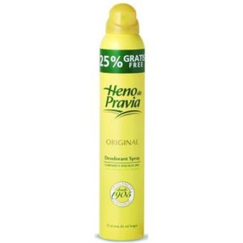 HENO DE PRAVIA DESOD. 200+50 ML C/6 DESODORANTES CORPOR.
