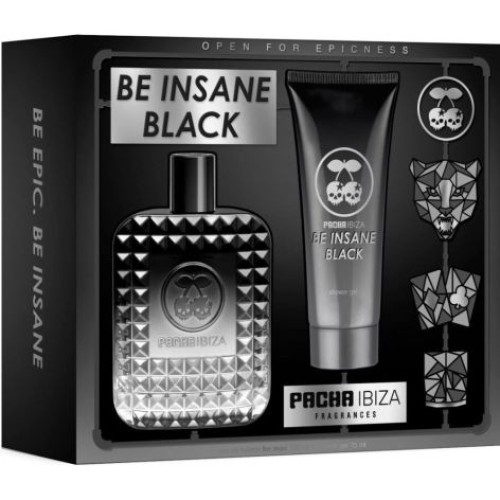 PACHA IBIZA EDT.VAPO.100 ML.BE INSANE BLACK+AFT.SHA. 75 ML
 ESTUCHES CABALLERO