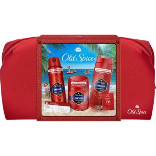 OLD SPICE NECESER CAPTAIN (STICK 50ML+SPRAY 150ML+GEL 250ML)
 ESTUCHES CABALLERO