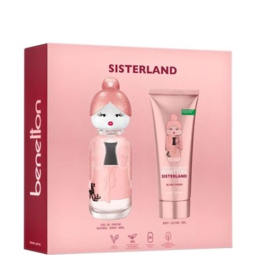 BENETTON COLONIA 80 VP.EDP SISTERLAND BLUSH CHE+ BOD75 
 ESTUCHES SEÑORA