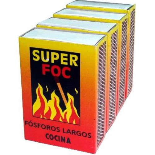 HIDALGO FOSFOROS COCINA 4UNDS c/12 FUEGO