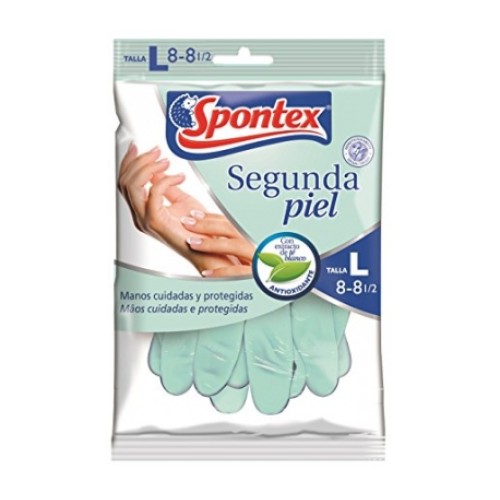 SPONTEX GUANTES SEGUNDA PIEL T,G C/12 GUANTES
