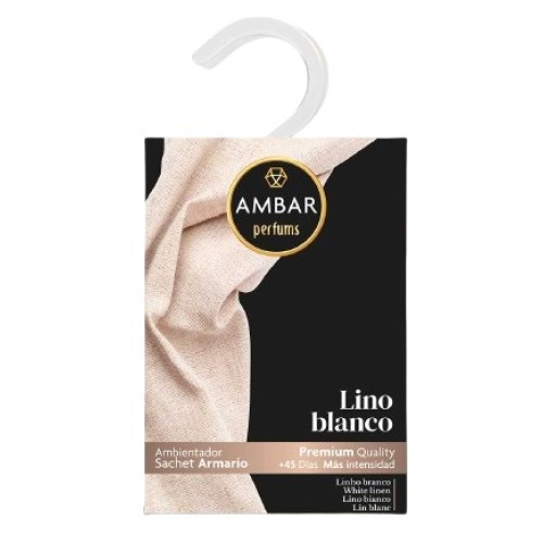 AMBAR SOBRE AMB. ARMARIO LINO BLANCO C/20 DESODORANTES AMBIENTE