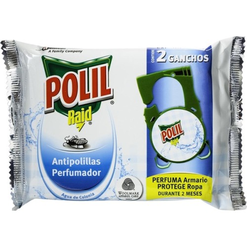 POLIL PERCHA L-2 ANTIPOLILLA COLONIA C/48 BOLAS POLILLA Y ANTIHUMEDAD