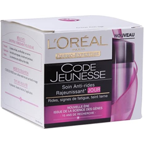 LOREAL CODIGO JUVENTUD NOCHE 50 ML CREMAS FACIALES