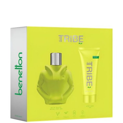 BENETTON COLONIA 90ML VAPO.WE ARE TRIBE PLAY+AFT.75ML 
 ESTUCHES CABALLERO