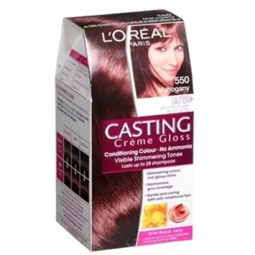 CASTING TINTE CREME GLOSS N.550 CAOBA
 TINTES DEL CABELLO