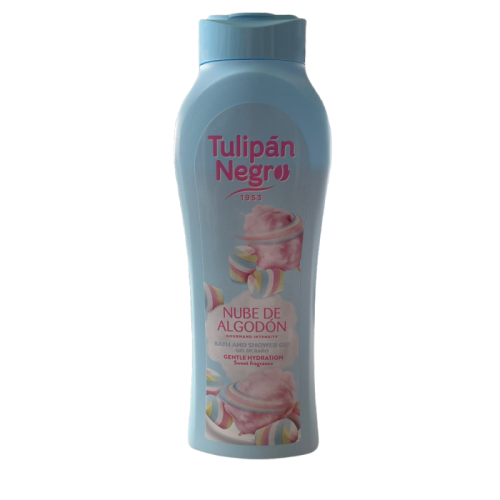 TULIPAN NEGRO GEL 650ML.NUBE DE ALGODON c/12
 GEL DE BAÑO
