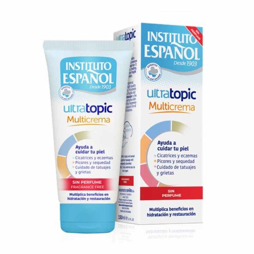 INSTITUTO ESPAÑOL ULTRATOPIC TUBO MULTICREMA 150 ML C/6 CREMAS FACIALES