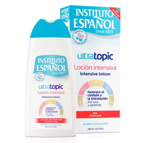 INSTITUTO ESPAÑOL ULTRATOPIC LOCION INTENSA 300 ML C/6 BODY MILK