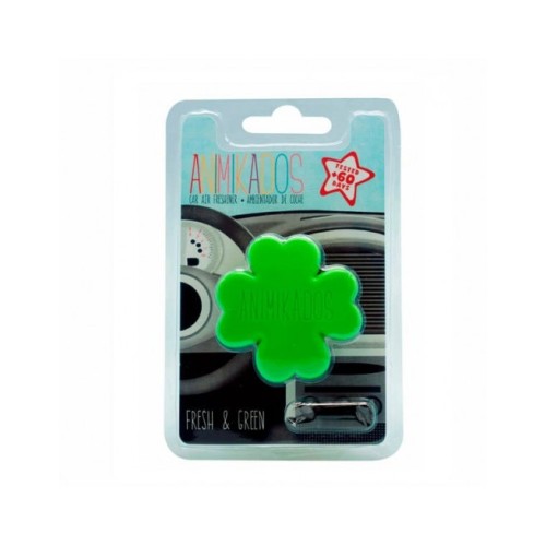 ANIMIKAUTO AMB.COCHE TREBOL PEPPER MINT DESODORANTES AMBIENTE