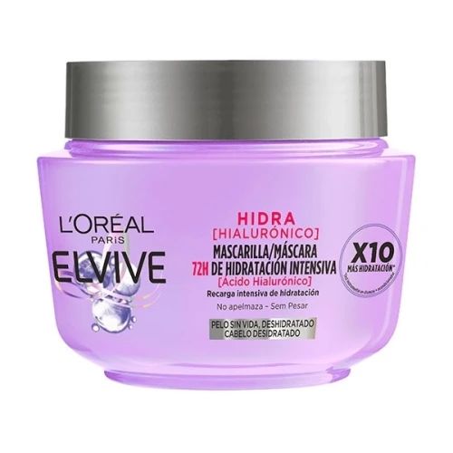 ELVIVE MASCARILLA HIDRA HIALURONIC 300 ML SUAVIZANTES CABELLO