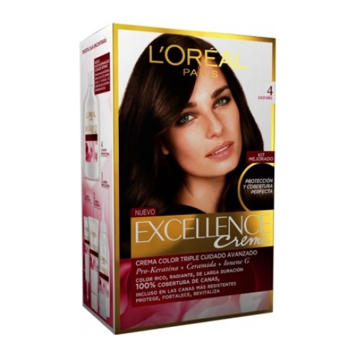 EXCELLENCE 4 TINTE CABELLO CASTAÑO TINTES DEL CABELLO