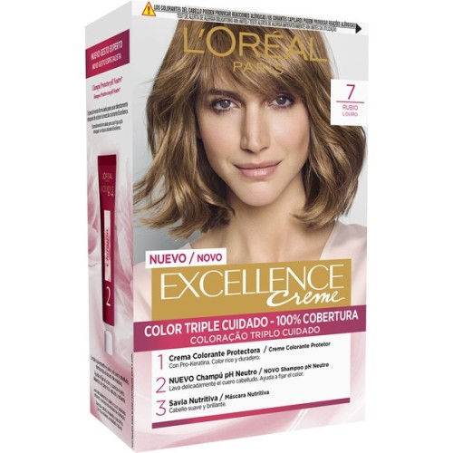 EXCELLENCE 7 TINTE CABELLO RUBIO TINTES DEL CABELLO