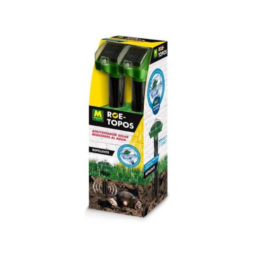 MASSO REPELENTE SOLAR TOPOS RESISTENTE AGUA DUPLO C/6 RATICIDAS