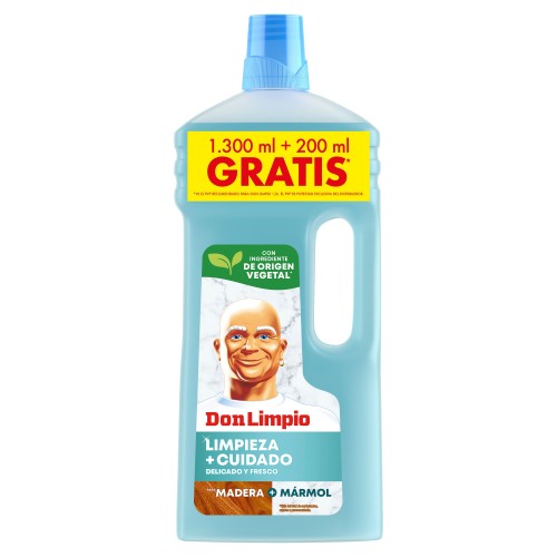 DON LIMPIO 1300ML.+200ML.GRATIS PH NEUTRO  C/9    
 FREGASUELOS Y LIMPIADORES LIQ.