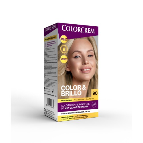 COLORCREM 90 RUBIO CLARISIMO sg TINTES DEL CABELLO