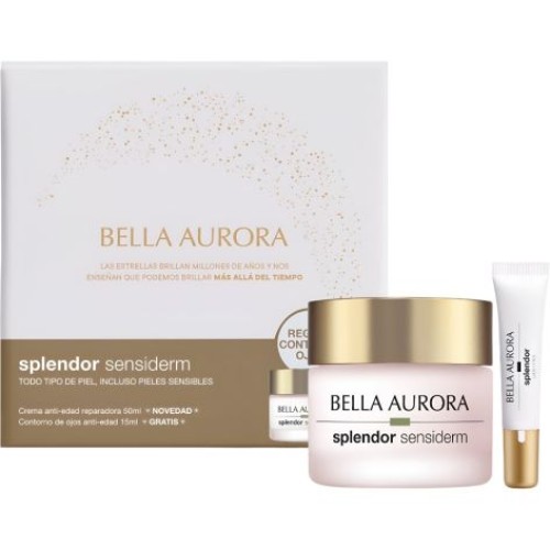 B.AURORA SPLENDOR SENSIDERM 24 H +CONTORNO OJOS CREMAS FACIALES
