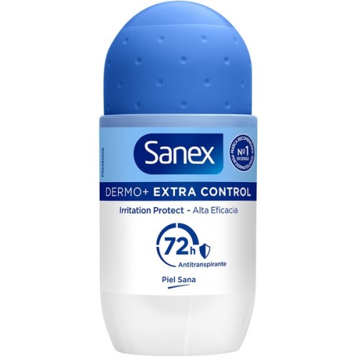 SANEX DTE. ROLLON EXTRA CONTROL 50ML C/6 DESODORANTES CORPOR.