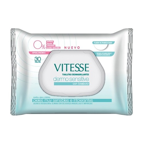 VITESSE TOALL.DESMAQ 20 UNI.D/SENSITIVE 30 U. C/12 PAÑUELOS Y TOALLITAS