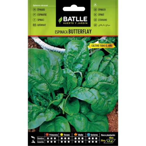 BATLLE SOBRES HORT. ESPINACA BUTERFLAY C/10 BATLLE