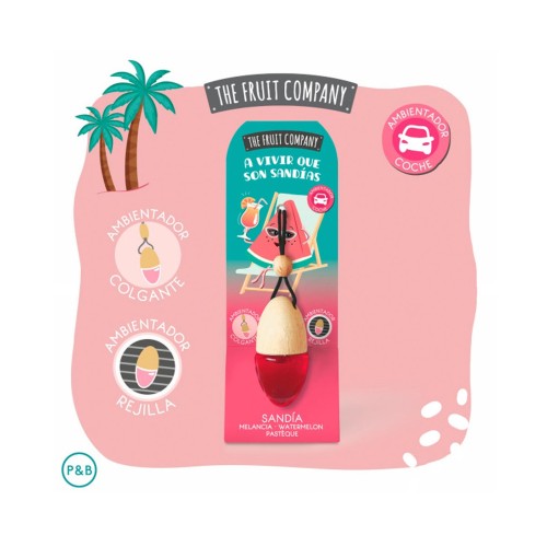 FRUIT COMPANY AMB.COCHE 6,5 ML SANDIA C/14 DESODORANTES AMBIENTE