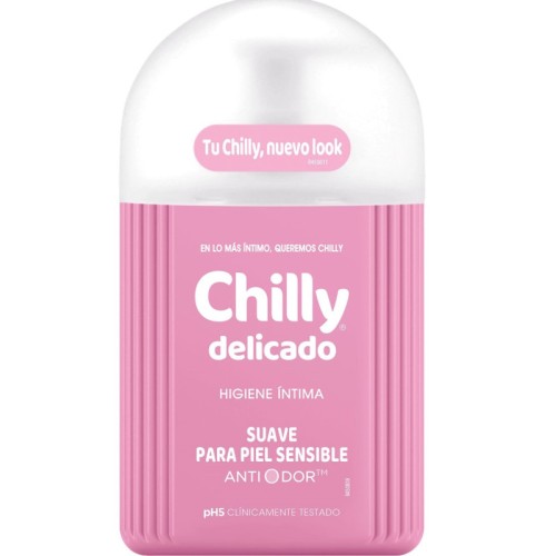 CHILLY GEL INTIMO DELICADO 250 ML C/12 JABONES LIQUIDOS