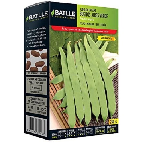 BATLLE JUDIA BUENOS AIRES VERDE 250 GRAMOS AGRICOLAS