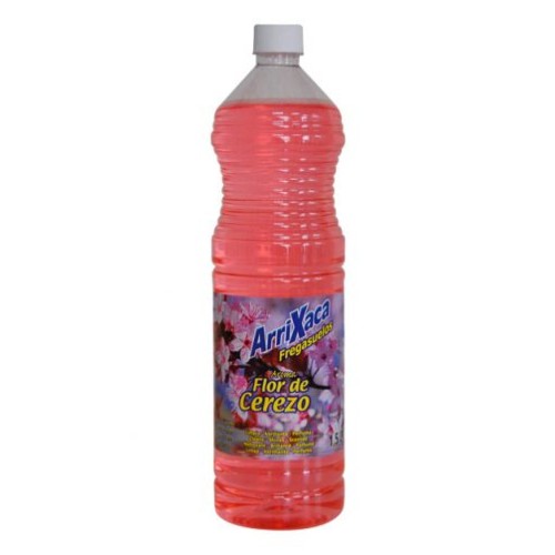 ARRIXACA FREGASUELOS FLOR DE CEREZO 1500 ML c/12  FREGASUELOS Y LIMPIADORES LIQ.