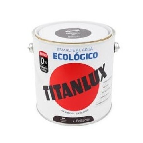TITANLUX ECOLOGICO BRILLANTE TABACO 250 ML C/8 PINTURAS AL AGUA