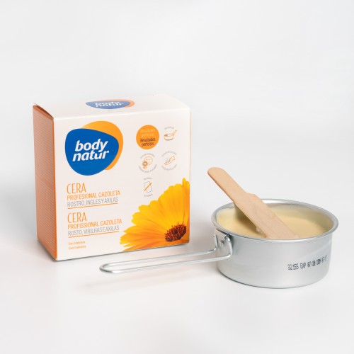 BODY NATUR CERA CAZOLETA ROSTRO 100 G.CALENDULA DEPILATORIOS