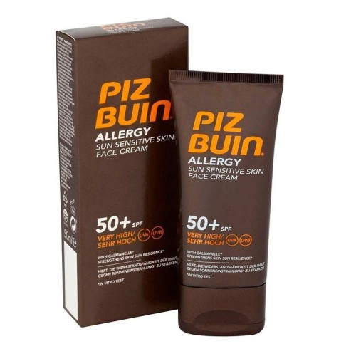 PIZ BUIN CREMA FACIAL F50 ALLERG. 50 ML BRONCEADORES