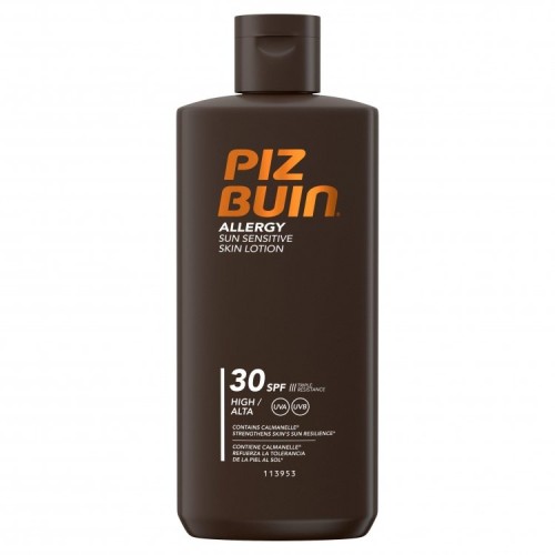 PIZ BUIN CREMA SOLAR 200 ML F-30 ALLERGY BRONCEADORES