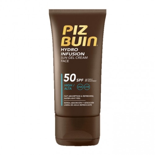 PIZ BUIN F50 FACIAL CR GEL 50M
 BRONCEADORES