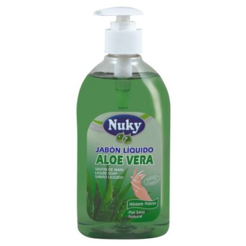 NUKY JABON DOSIF. ALOE VERA 500 ML c/12 JABONES LIQUIDOS