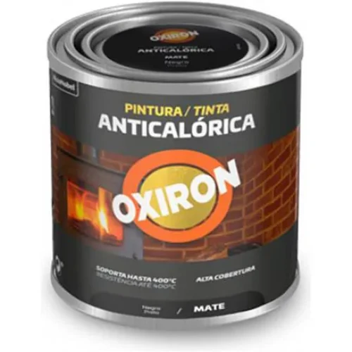 OXIRON ANTICALORICA NEGRA  250 ML PINTURAS SINTETICAS