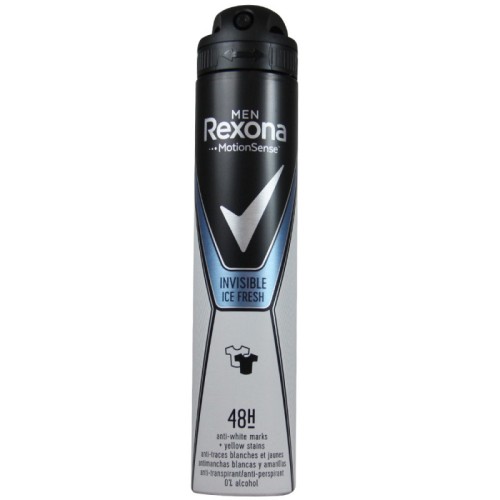REXONA  DTE.SP MEN INVISIBLE ICE SPRAY DESODORANTES CORPOR.