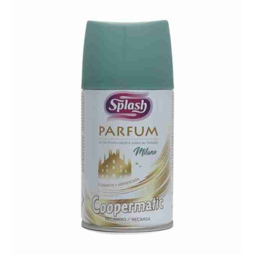 COOPERMATIC SPLASH REC MILANO 250 ML C/6 DESODORANTES AMBIENTE