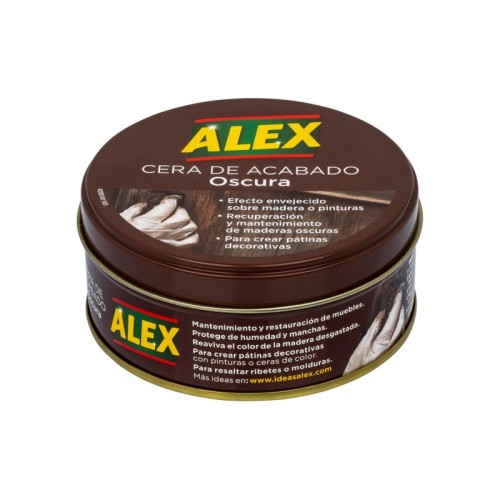 ALEX CERA LATA 250 GR.OSCURA CERAS Y LIMPIADORES MADERA