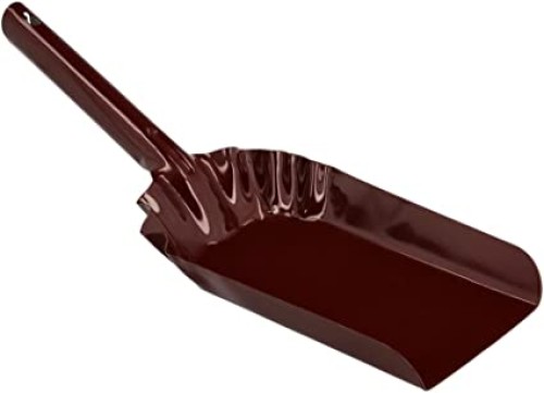 RECOGEDOR METAL ESMALTADO MARRON N2-139 MENAJE PLASTICO