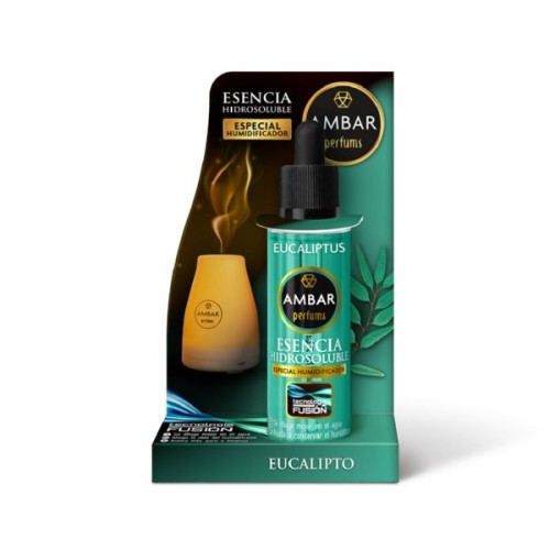 AMBAR ESENCIA HUMIDIFICADOR FUSION EUCALIPTO 50 ML CARTON C/12 DESODORANTES AMBIENTE