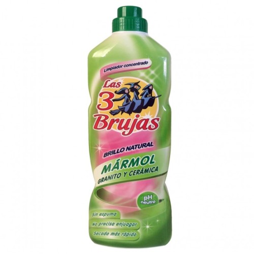 LAS 3 BRUJAS MARMOL Y TERRAZO 1L C/12 FREGASUELOS Y LIMPIADORES LIQ.
