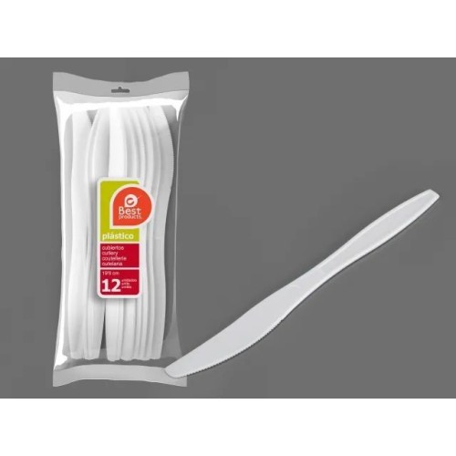 BEST BOLSA 12 CUCHILLO BLANCO 19,60 C/60 CONSUMIBLES DESECHABLES