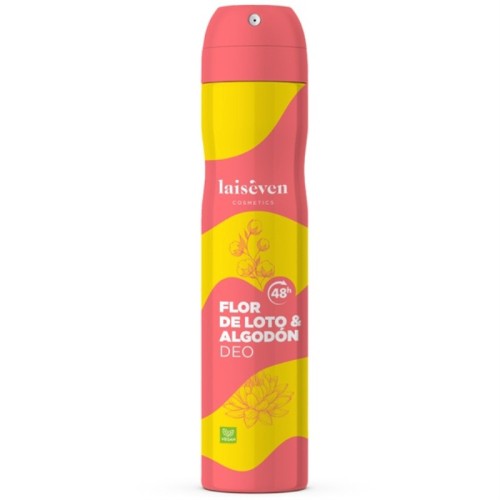 LAISEVEN DEO. SPRAY FLOR LOTO Y ALGODON 200 ML C/6 DESODORANTES CORPOR.
